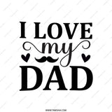 I Love My Dad Pillow, Father's Day Gift, Dad Gift Idea, Best Dad Ever Pillow, Decorative Pillow for Father, Dad Birthday Pillow - Tawshia