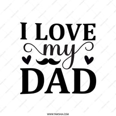 I Love My Dad Pillow, Father's Day Gift, Dad Gift Idea, Best Dad Ever Pillow, Decorative Pillow for Father, Dad Birthday Pillow - Tawshia