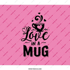 Love in a Mug Backpack, Coffee Lover Backpack, Pink Backpack, Cute Backpack, Stylish Backpack, Everyday Backpack - Tawshia