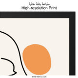 Abstract Face Wall Art, Minimalist Line Art Print, Woman Portrait Poster, Modern Home Decor, Contemporary Artwork, Unique Gift Idea - Tawshia
