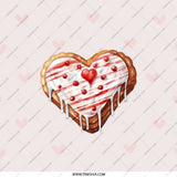 Heart Cookie Pocket Mirror, Valentines Day Gift, Sweet Treat Design, Cute Pocket Mirror, Compact Mirror, Makeup Mirror, Purse Mirror - Tawshia