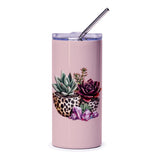 Succulent Tumbler, Plant Lover Gift, Bohemian Tumbler, Succulent Lover, Succulent Design, Floral Tumbler, Trendy Tumbler, Gift for Her - Tawshia