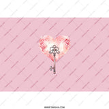 Heart Key Tumbler, Pink Tumbler, Love Tumbler, Valentines Day Tumbler, Gift For Her, Unique Tumbler, Cute Tumbler, Tumbler with Straw - Tawshia