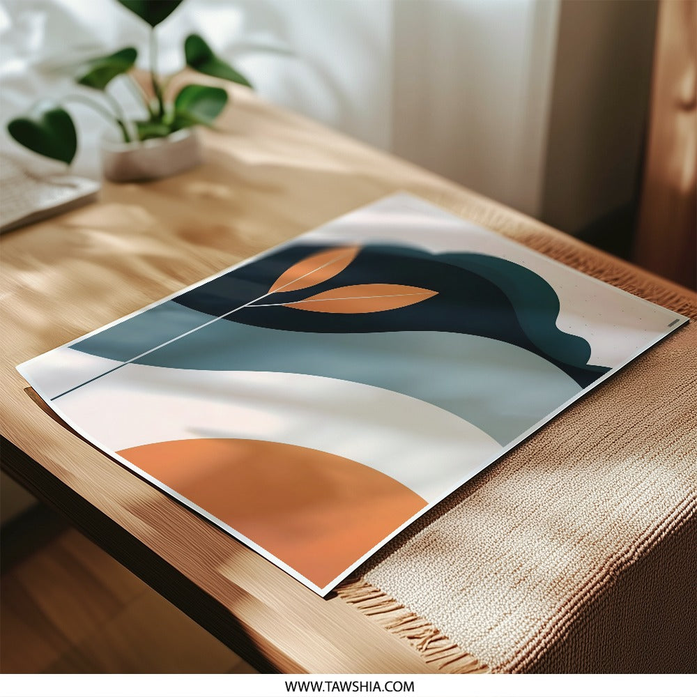 Abstract Landscape Photographic Print, Minimalist Art, Modern Wall Decor, Nature Inspired Artwork, Home Decor Print - Tawshia