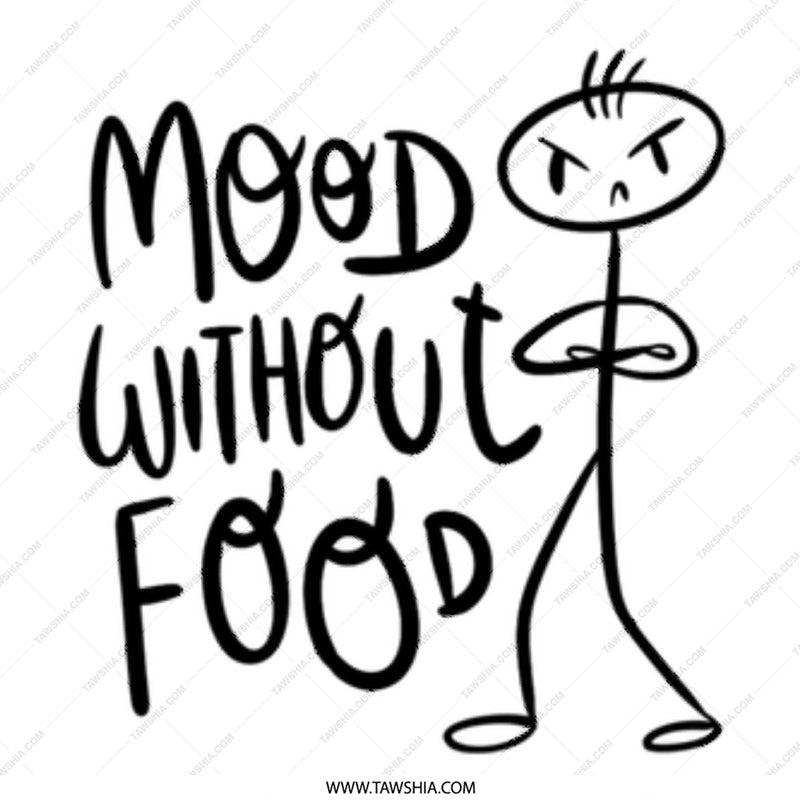 Mood Without Food Graphic Design Poster product