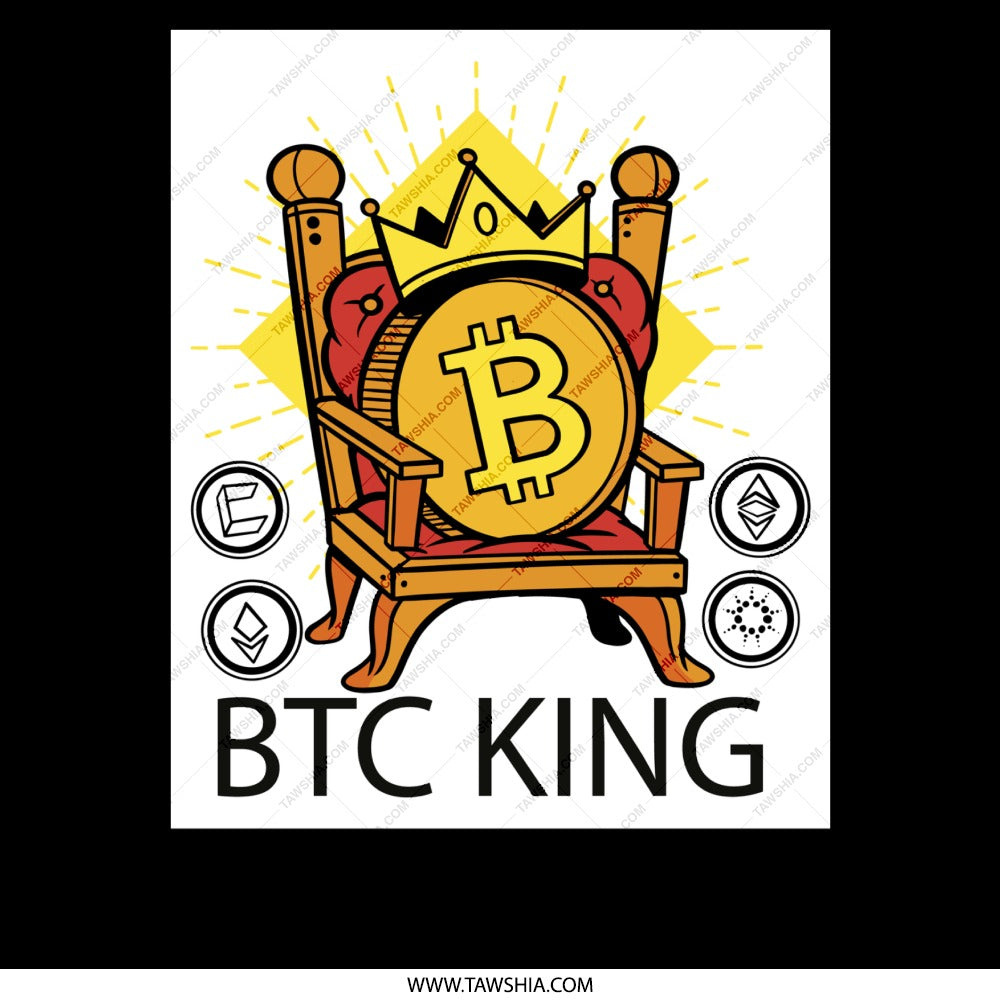 BTC King Throne Design Graphic Poster product