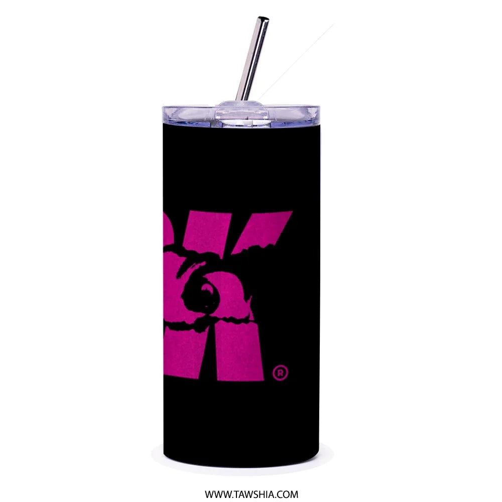 Pink Logo Design Insulated Tumbler Drinkware product type