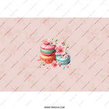 Macarons Tumbler, Floral Tumbler, Foodie Tumbler, Dessert Tumbler, Spring Tumbler, Kawaii Tumbler, Gift For Her, Pastel Tumbler - Tawshia