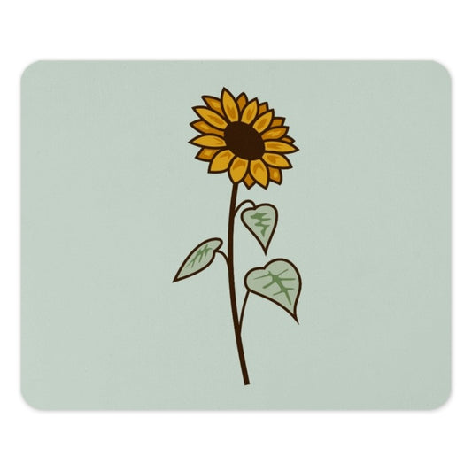 Sunflower Mouse Pad, Floral Mousepad, Cute Desk Decor, Botanical Office, Flower Lover Gift, Aesthetic Mousepad, Nature Inspired Design - Tawshia