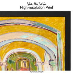 Corridor in the Asylum Wall Art, Van Gogh Print, Hallway Art, Famous Paintings, Classic Art, Home Decor, Wall Decor - Tawshia