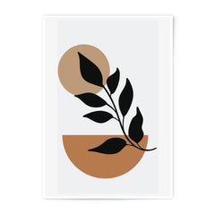 Minimalist Leaf Photographic Print, Abstract Botanical Wall Art, Modern Boho Decor, Nature Inspired Home Decor, Photographic Print - Tawshia