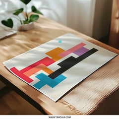 Geometric Photographic Prints, Abstract Art Print, Colorful Shapes, Modern Home Decor, Wall Art Prints, Fine Art Photography - Tawshia