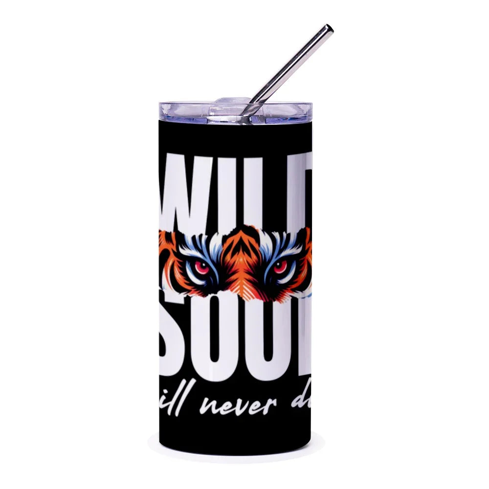 Wild Soul Tiger Eyes Design Tumbler Cup product