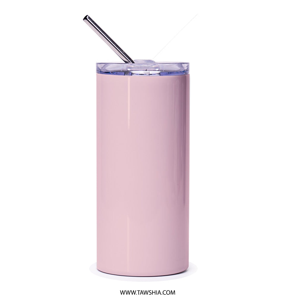 Pink Tree Tumbler, Watercolor Tree Tumbler, Cute Tumbler, Tree Lover Gift, Aesthetic Tumbler, Travel Mug, Gift for Her, Birthday Gift - Tawshia