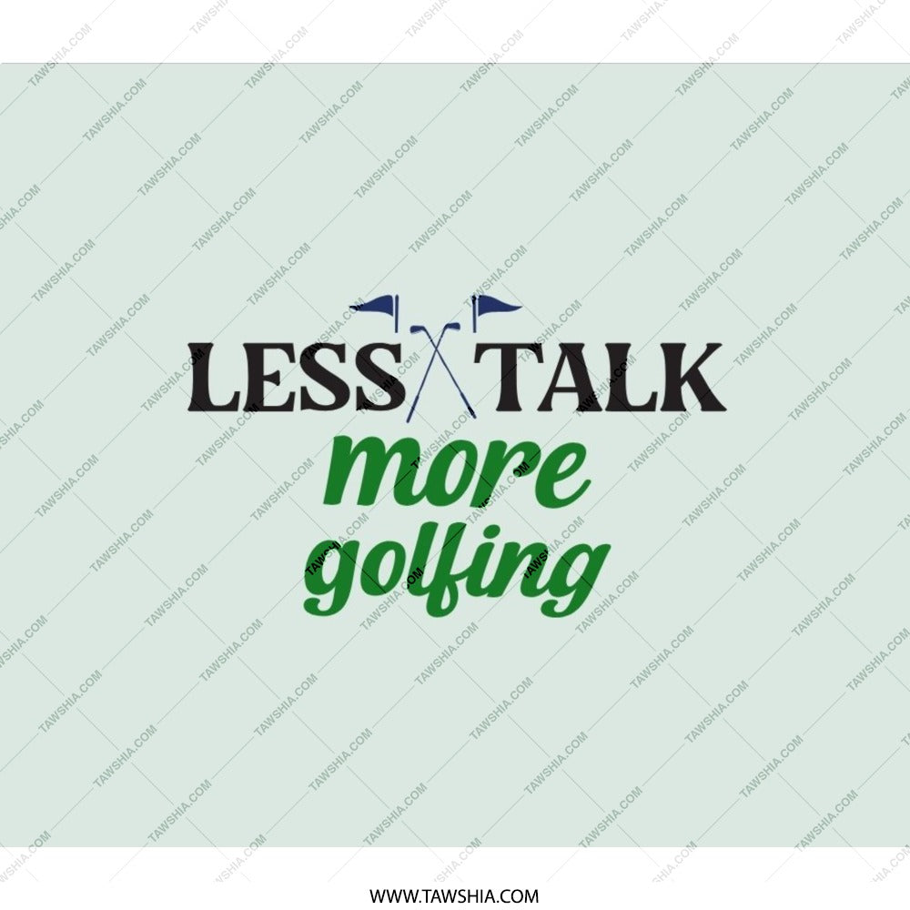 Less Talk More Golfing Backpack, Golf Lover Gift, Golf Backpack, Sports Fan Backpack, Funny Golf Gift, Golfing Backpack for Men, Women - Tawshia
