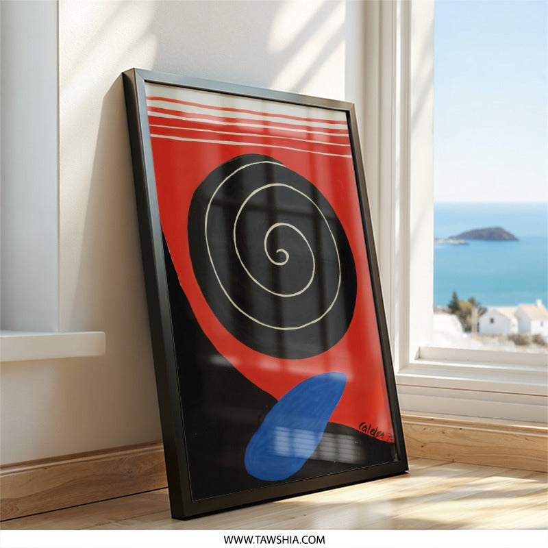 Alexander Calder Wall Art, Abstract Painting Print, Modern Art Poster, Calder Exhibition Decor, Art Lover Gift, Home Decoration - Tawshia