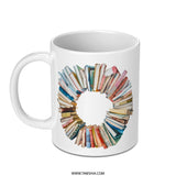 Stacked Books Mug, Book Lover Gift, Reader Mug, Library Mug, Bookworm Mug, Cozy Mug, Coffee Mug, Tea Mug, Book Themed Mug, Gifts For Her - Tawshia
