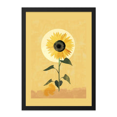 Sunflower Wall Art, Floral Print, Botanical Wall Decor, Modern Art Print, Yellow Wall Art, Nature Inspired Art, Home Decor, Flower Wall Art - Tawshia