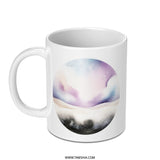 Watercolor Sky Mug, Dreamy Mug, Celestial Mug, Night Sky Mug, Galaxy Mug, Fantasy Mug, Unique Mug, Artistic Gift, Gift for Her, Gift for Him - Tawshia