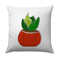 Potted Plant Pillow, Home Decor Pillow, Indoor Plant Cushion, Houseplant Lover Gift, Unique Pillow, Botanical Print Pillow, Throw Pillow - Tawshia