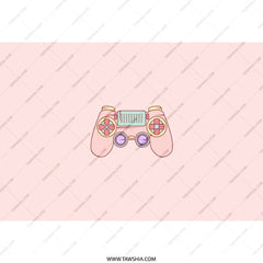 Pink Gaming Tumbler, Gamer Gift, Controller Design Cup, Video Game Lover Gift, Cute Gamer Girl Tumbler, Personalized Tumbler - Tawshia