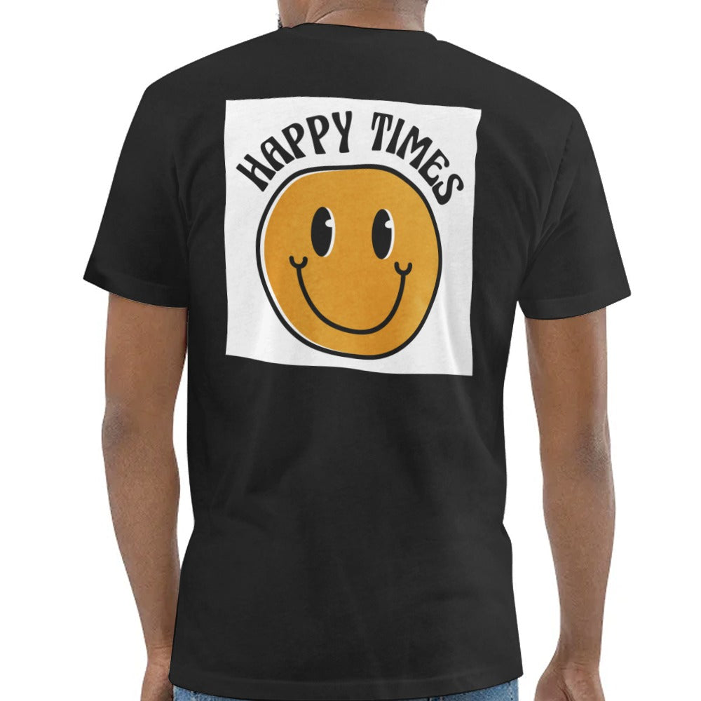 Happy Times Smiling Face Graphic T-Shirt product type