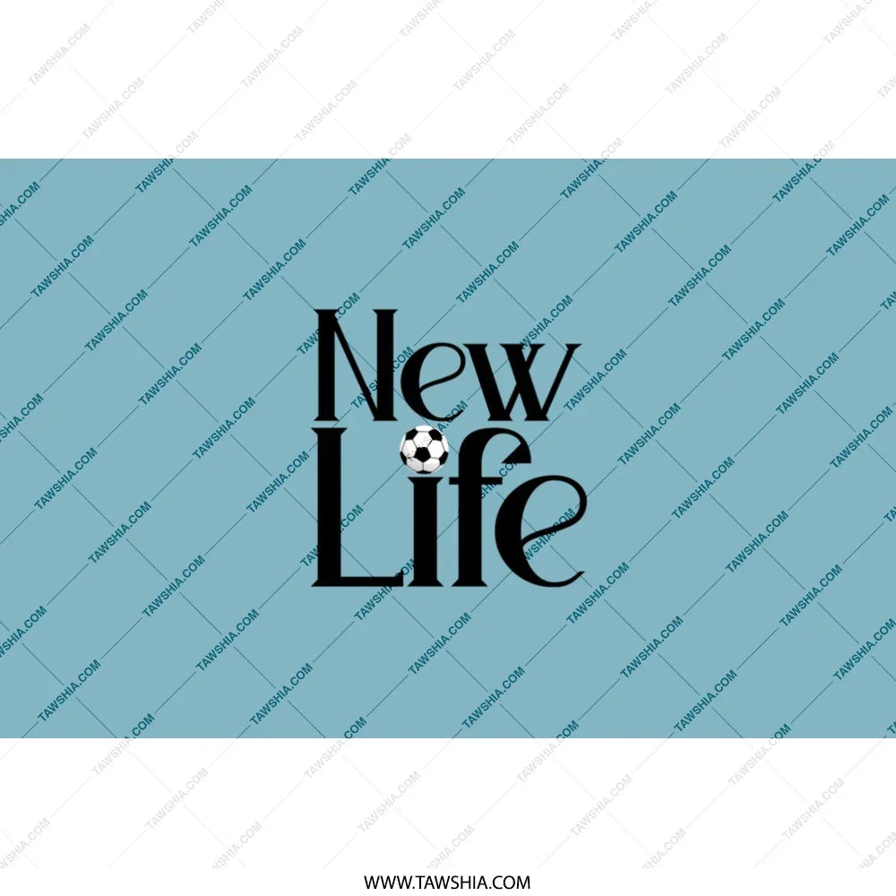 New Life Graphic Design Soccer Ball Product