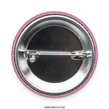 Floral Ice Cream Truck Pinback Button, Unique Design Button, Cute Truck Button, Food Truck Button, Flower Power Pinback Button - Tawshia