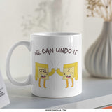 Undo It Mug, Ctrl Z Mug, Programmer Mug, Computer Geek Gift, Keyboard Shortcuts, Cute Cartoon Characters Mug, Office Gift, Funny Mug - Tawshia