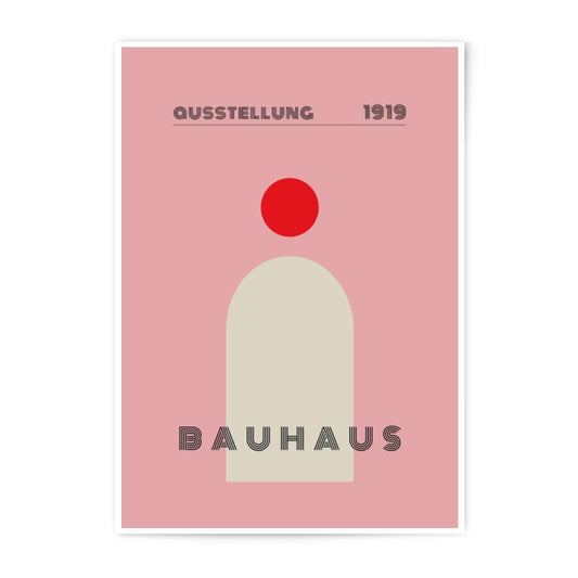 Bauhaus Ausstellung 1919 Photographic Print, Minimalist Poster, Vintage Wall Art, Geometric Exhibition Print, Art Deco Home Decor - Tawshia
