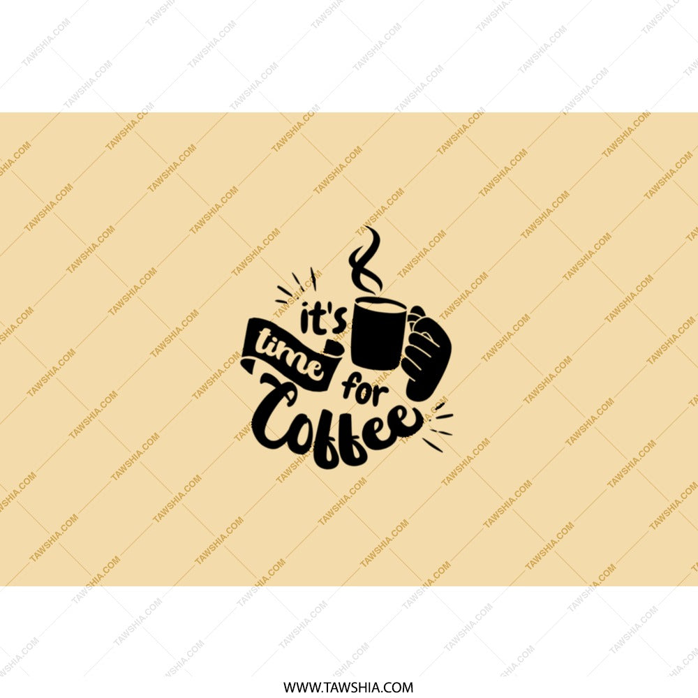 Coffee Time Tumbler, Coffee Lover Gift, Gift for Her, Gift for Him, Coffee Tumbler, Coffee Addict, Beverage Tumbler, Coffee Time Design - Tawshia