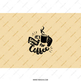 Coffee Time Tumbler, Coffee Lover Gift, Gift for Her, Gift for Him, Coffee Tumbler, Coffee Addict, Beverage Tumbler, Coffee Time Design - Tawshia