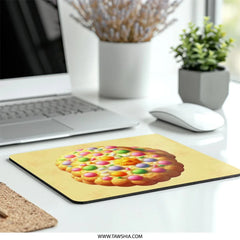 Cookie MousePad, Colorful Cookie, Sweet Treat Mouse Pad, Food Lover Gift, Dessert Art, Office Decor, Cute Mousepad, Playful Design - Tawshia