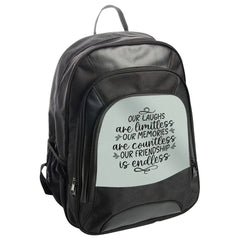 Limitless Friendship Backpack, Inspirational Quote Backpack, Gift for Friend, Quote Backpack, Backpack for Women, Backpack for Men - Tawshia