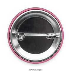 Cute Flower Pinback, Pink Floral Badge, Smiling Blossom Pin, Botanical Button, Floral Accessories, Kawaii Pin, Gift for Her, Unique Pinback - Tawshia