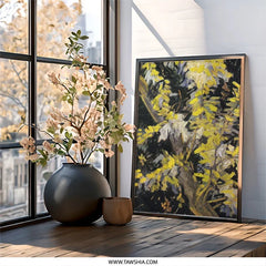 Yellow Tree Wall Art, Vincent van Gogh Reproduction, Impressionist Painting, Floral Art Print, Home Decor, Fine Art, Gift Idea (139) - Tawshia