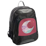 Crescent Moon Backpack, Celestial Backpack, Starry Night Backpack, Space Backpack, Galaxy Backpack, Trendy Backpack - Tawshia