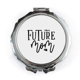 Future Mom Pocket Mirror, Pregnancy Announcement Gift, New Mom Gift, Expecting Mom Gift, Baby Shower Favor, Cute Pocket Mirror - Tawshia