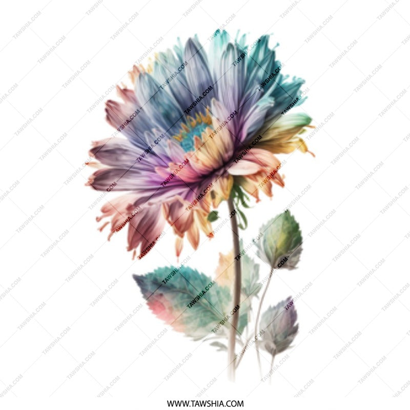 Colorful Dahlia Mug, Floral Art Mug, Flower Lover Gift, Botanical Mug, Unique Coffee Mug, Tea Mug, Gift for Her, Aesthetic Mug - Tawshia