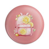 Lemon Backpack Pinback Button, Cute Fruit Badge, Pink Lemonade Aesthetic, School Accessories, Trendy Backpack Pin, Summer Vibes, Gift Idea - Tawshia