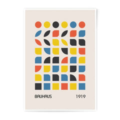 Bauhaus Print, Bauhaus 1919, Mid Century Modern, Geometric Wall Art, Abstract Art Print, Scandinavian Home Decor, Photographic Print - Tawshia