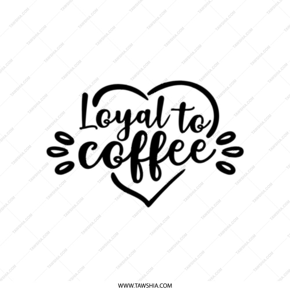 Loyal To Coffee Tote Bag, Coffee Lover Gift, Coffee Addict, Caffeine Fix, Gift for Her, Gift for Him, Trendy Tote, Daily Tote Bag - Tawshia