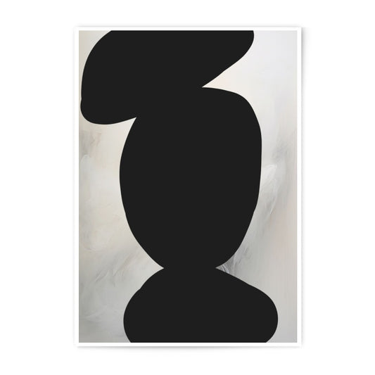 Abstract Photographic Print, Black White Art, Modern Home Decor, Minimalist Wall Art, Neutral Tones, Contemporary Art Print - Tawshia