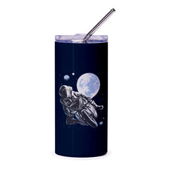 Astronaut Riding Motorbike in Space Travel Tumbler Product Type
