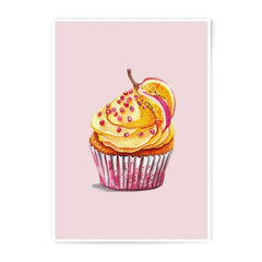 Cupcake Photographic Prints, Sweet Dessert Art, Kitchen Decor, Foodie Gift, Watercolor Painting, Modern Wall Art, Cupcake Illustration - Tawshia
