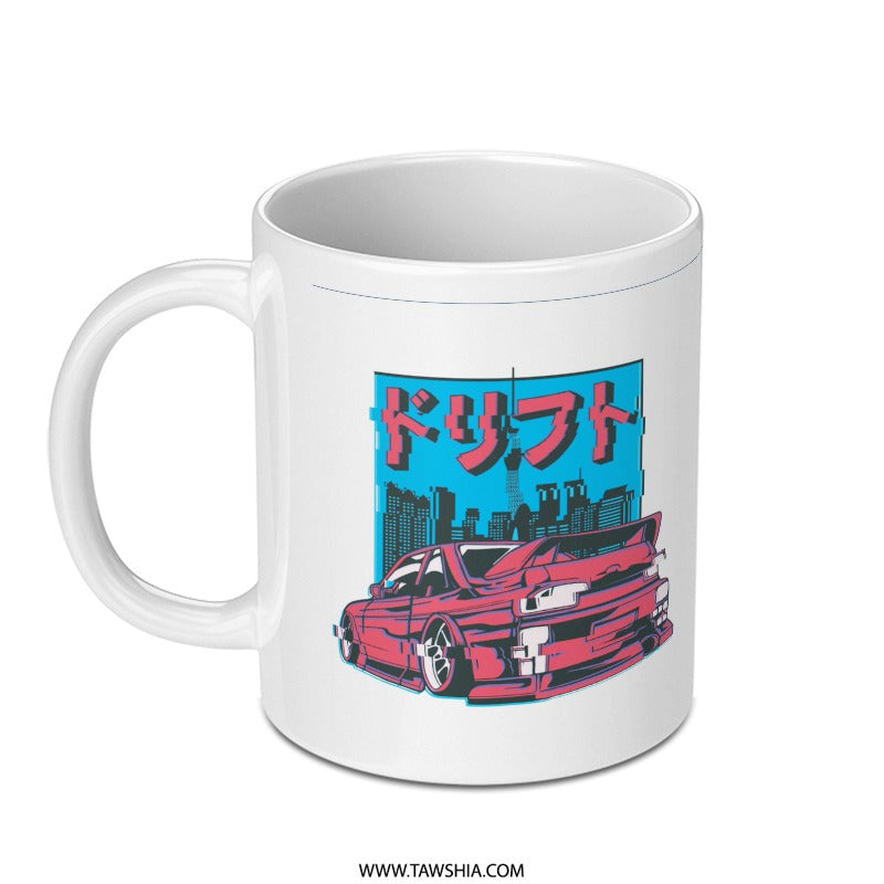 Retro Japanese Racing Car Skyline Art Mug product