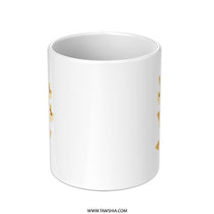 Floral Mug, Botanical Art Mug, Flower Lover Gift Mug, Decorative Coffee Cup, Tea Mug, Unique Design Mug, Spring Mug, Nature Inspired Mug - Tawshia