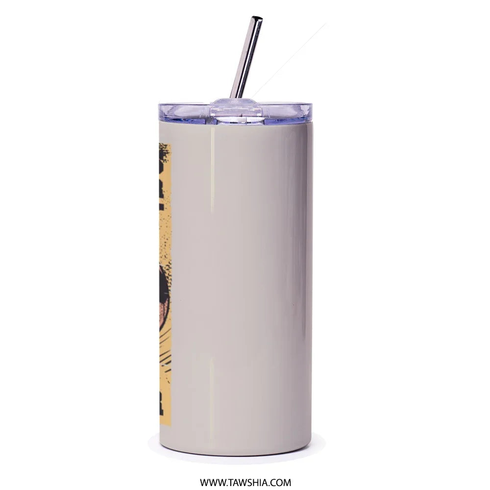 Sleek Travel Tumbler with Straw Durable Drinkware product