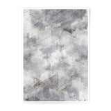 Geometric Triangle Photographic Print, Abstract Wall Art, Gray Gold Decor, Modern Home Decor, Minimalist Print, Unique Gift Idea - Tawshia