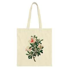 Floral Tote Bag, Azalea Flower Print, Botanical Design, Everyday Bag, Stylish Gift, Nature Lover, Plant Art, Reusable Bag, Shopping Tote - Tawshia